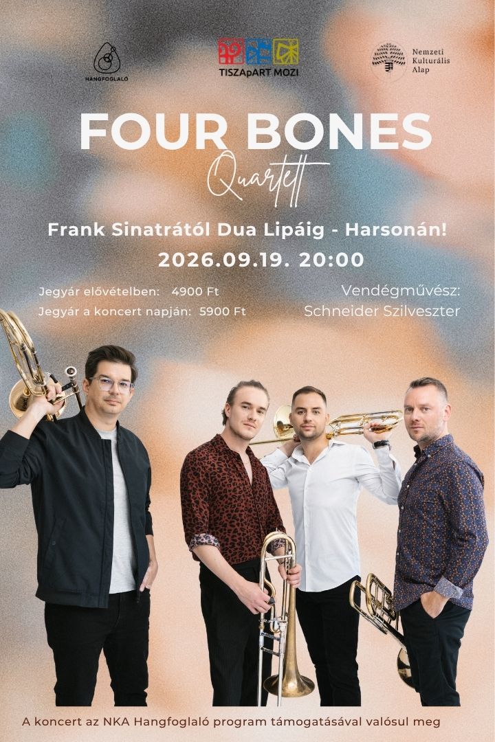 Four Bones Quartett koncert - TISZApART Mozi